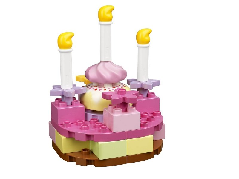 LEGO 乐高 得宝主题拼砌系列 乐高创意蛋糕组