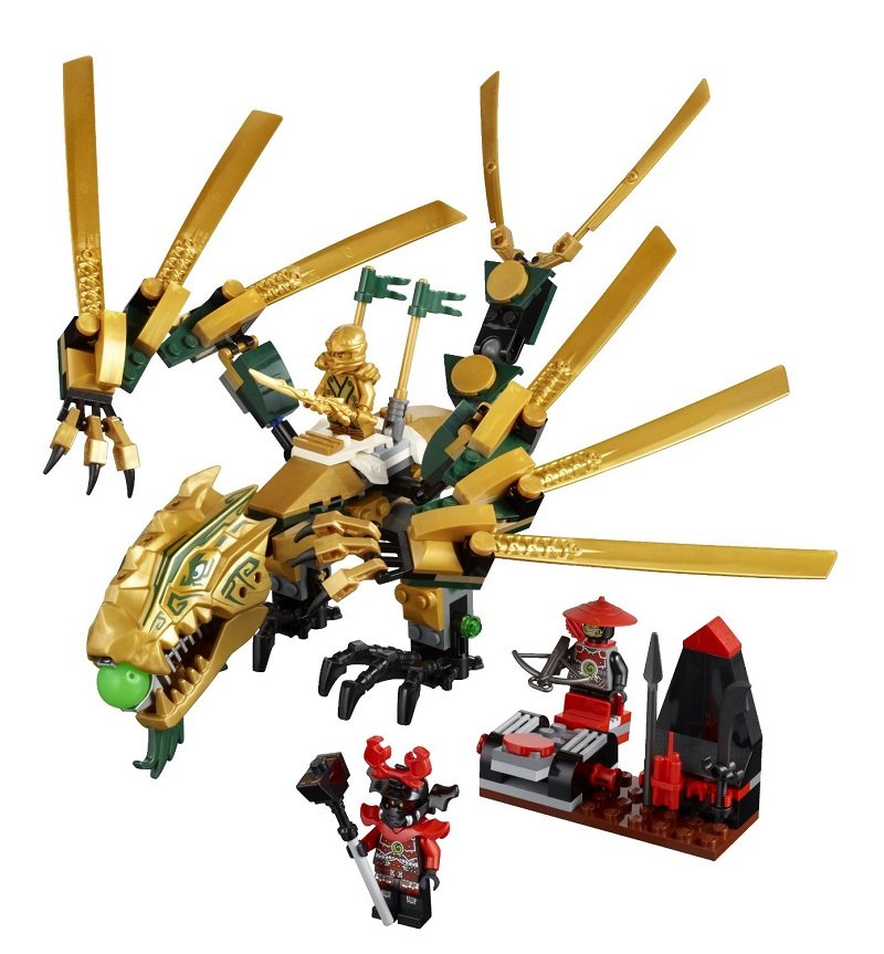 LEGO 乐高 幻影忍者系列 黄金神龙 L70503
