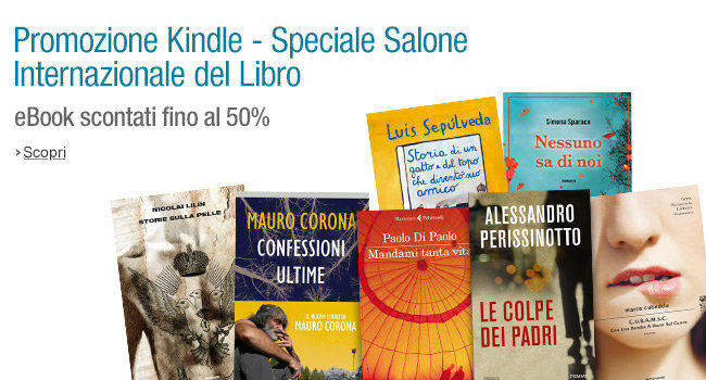 Promozione Amazon: eBook scontati fino al 50%