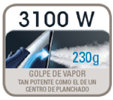 plancha rowenta steamforce DW9240 - golpe de vapor