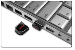 Cruzer Fit USB Flash Drive Product Shot