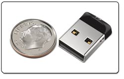 Cruzer Fit USB Flash Drive Product Shot