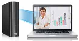 El acceso web WD 2go te proporciona un acceso gratuiro a tu nube de almacenamiento personal de My Book Live