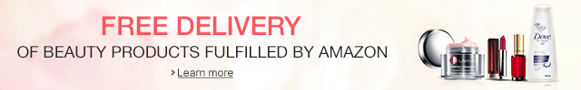 Free Delivery on Beauty Products fulfilled by Amazon