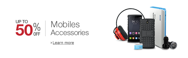 Up to 50% off on Mobile Accessories