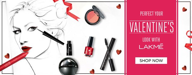 Lakme Make-up for Valentine's Day