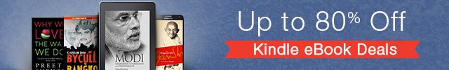 Kindle eBook Deals - Up to 80% Off