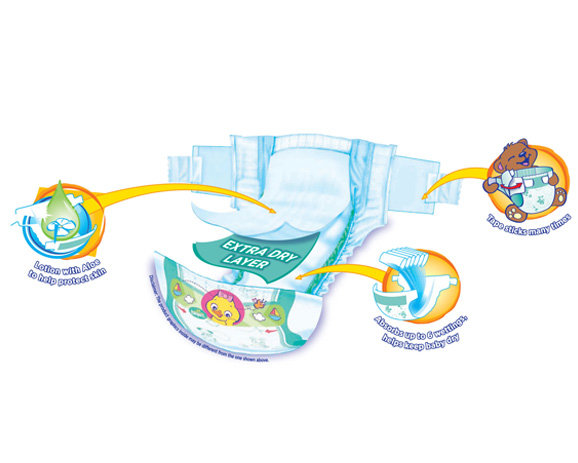 pampers tape diapers