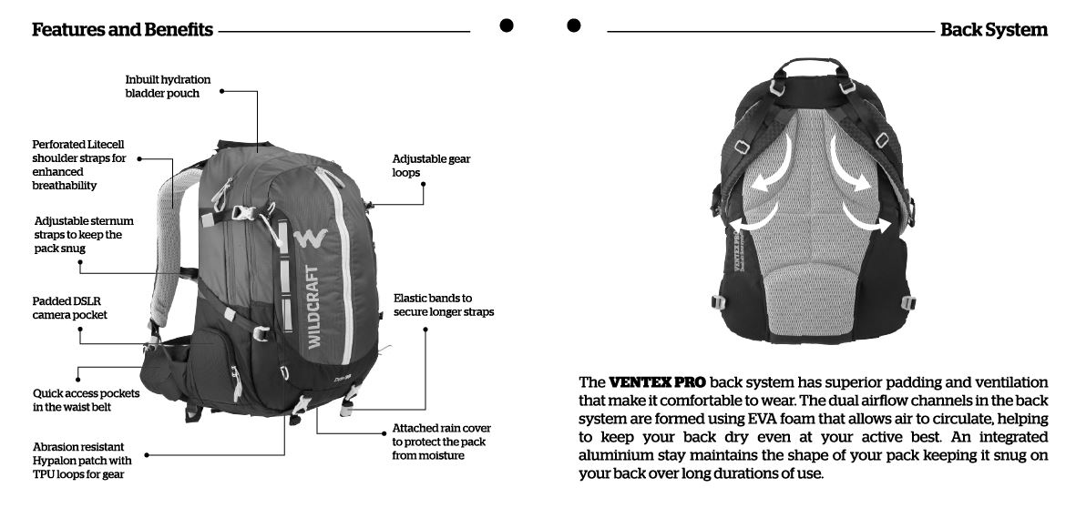 wildcraft pack y 30