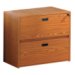 LLR44521 - Lorell 44521 Lateral File, Radius Series, 2 Drawer, 32 W x 19-3/4 D, Medium Oak