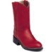 Justin Children's 'Kipskin' Roper Boots - Red