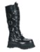 Men's Ravage-Ii, Buckled Steel Toe Black Leather Warrior Boots