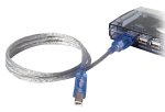 Belkin USB A/B Cable with Blue LED ( F3U144-06-BLU )