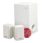 Cambridge SoundWorks New Ensemble III Subwoofer/Satellite Speaker System, White