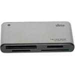 Audio und Video: ultron 7-in-1 Card Reader USB2.0 Retail Speicherkartenleser Metall