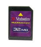 Verbatim - Flash memory card - 32 MB - MMC
