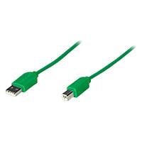 Navigationssysteme: IC Intracom Manhattan USB 1.1 Kabel USB Anschlusskabel A / Stecker - B / Stecker 3.0 m gr�n