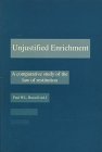 Unjustified Enrichment: A Comparatives Study of the Law of Restitution (Juridische Reeks Vrije Universiteit, Nr. 14.)