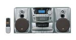 JVC PC-XC350 CD Boombox (Silver)
