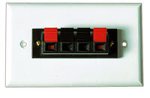 RCA Speaker Wire Wall Jack (AH307)
