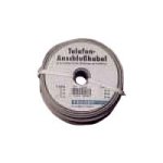 TV Ger&auml;te: Telebau Kabel 4x15m, Telefon-Anschlusskabel, 4-adrig, 15m