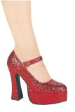 Women's 557-Eden-G, Red Glitter 5
