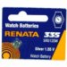Renata Silver Oxide Watch Battery For 335