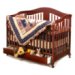 Storkcraft Rochester Stages Crib With Drawer In Cherry