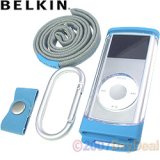 Belkin iPOD Nano 2G Silicon Case w/ Acrylic Top: BLUE