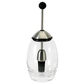 Basting Jar - with Silicone Brush by Steel-Function