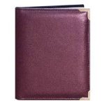 Pioneer Mini Oxford Bound Photo Album, Solid Color Sewn Leatherette Covers with Brass Accent Corners, Holds 24 5" x 7" Photos, 1 Per Page