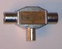Kamerazubeh&ouml;r: Bahama Antennen-Verteiler Koax-Stecker - 2 Koaxkupplungen 087a1k WG093