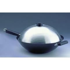 Joyce Chen J22-9940 Pro Chef 14 Inch Flat Bottom Wok Set with Excalibur� Non-Stick coating by Woks
