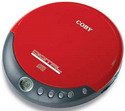 COBY CX-CD109 RED Personal CD Player with Stereo Headphones
