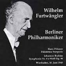 Brahms: Symphony in Em No4, Op98; Pfitzner: Palestrina