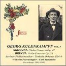 Georg Kulenkampff, Vol. 2 (Bruch & Sibelius concertos)
