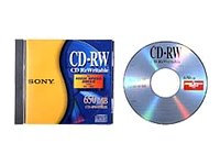 Festplatten: Sony CD-RW 10x CD-Rohling 650MB JewelCase