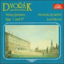 Dvor&aacute;k: String Quintets,  Opp. 1 & 97