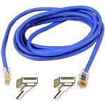 Kamerazubeh&ouml;r: Belkin A3L791B01MHBB50 Patchkabel Kat5 STP blau 1.0 m 50Pack