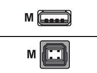 Elektronik und Foto: Avocent SVUSBC-9 USB Anschlusskabel A/B 2.7m
