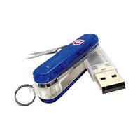 DVD Player: Optosys SaphBlue Flash Memory USB 1024 MB blau