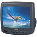 Samsung TXJ1366 13" Color TV with  Earphone Jack and Front and Rear A/V Inputs