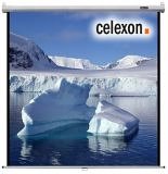 Camcorder: celexon Rollo Leinwand Economy 160 x 160 cm 1:1 Format