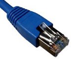 Verst&auml;rker und Receiver: V@NTECH WE-FP0.5/B Patchkabel Kat5+ FTP blau 0.5 m