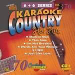 Karaoke Music CDG: Chartbuster 6X6 CDG CB20370 - Country Hits Vol. 370