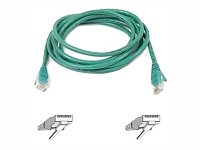 Kamerazubeh&ouml;r: Belkin A3L791-25-GRN-S Patchkabel Kat5e UTP gr�n 7.5 m