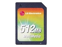 Lautsprecher: LG MultiMedia Card (MMC) 512MB Speicherkarte (Retailverpackung)
