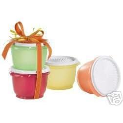 Tupperware 20 oz Servalier Bowl Set of 4 Fruit Colors by Tupperware
