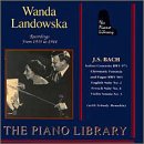 Wanda Landowska Plays Bach