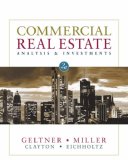 Commercial Real Estate Analysis and Investments (with CD-ROM)